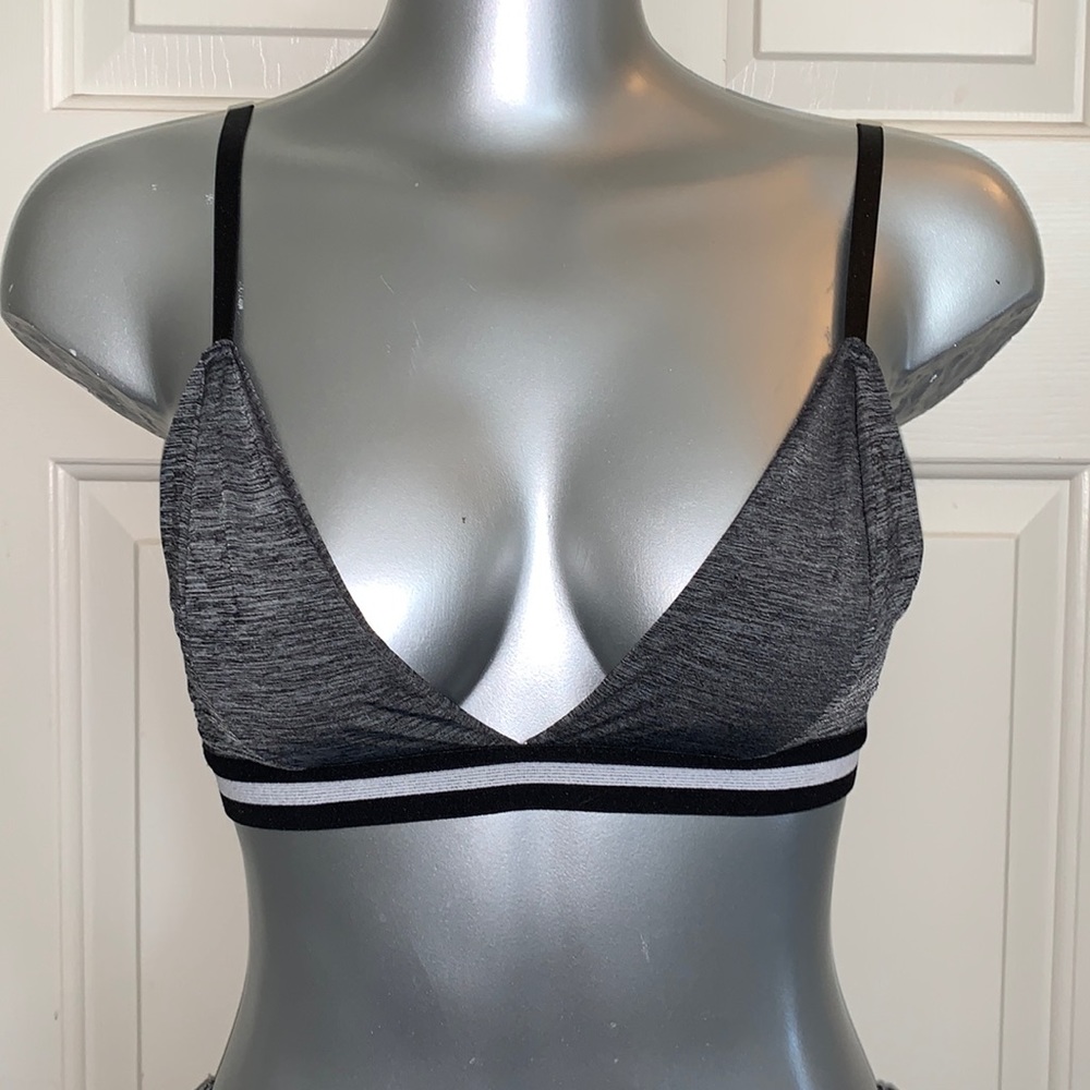 Varsity elastic bra comfy